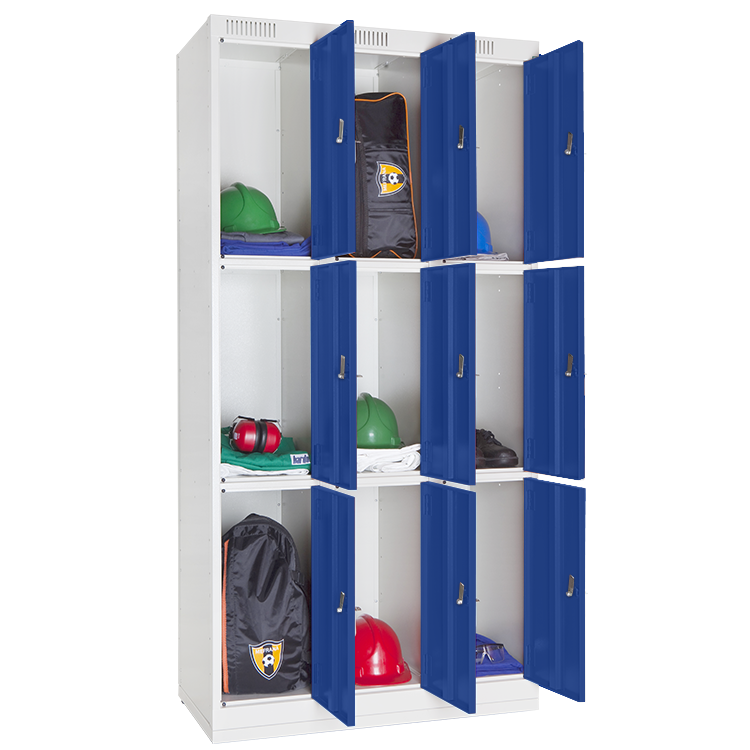 Locker de Aço 9 portas para Guarda-Volumes